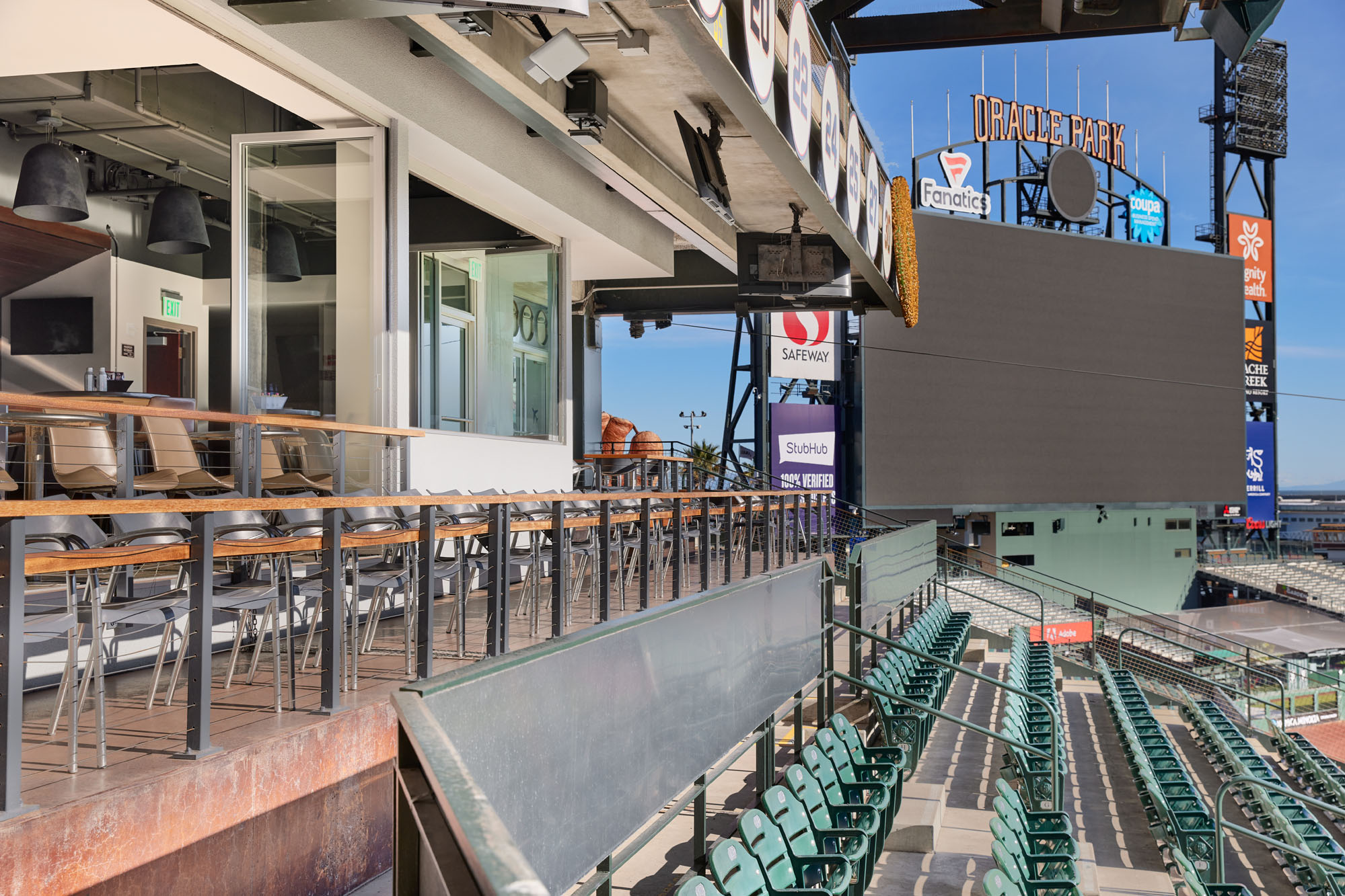 Legends Club Balcony Seating